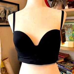 Wonderbra 38b Ultimate Backless Push-up Bra, black